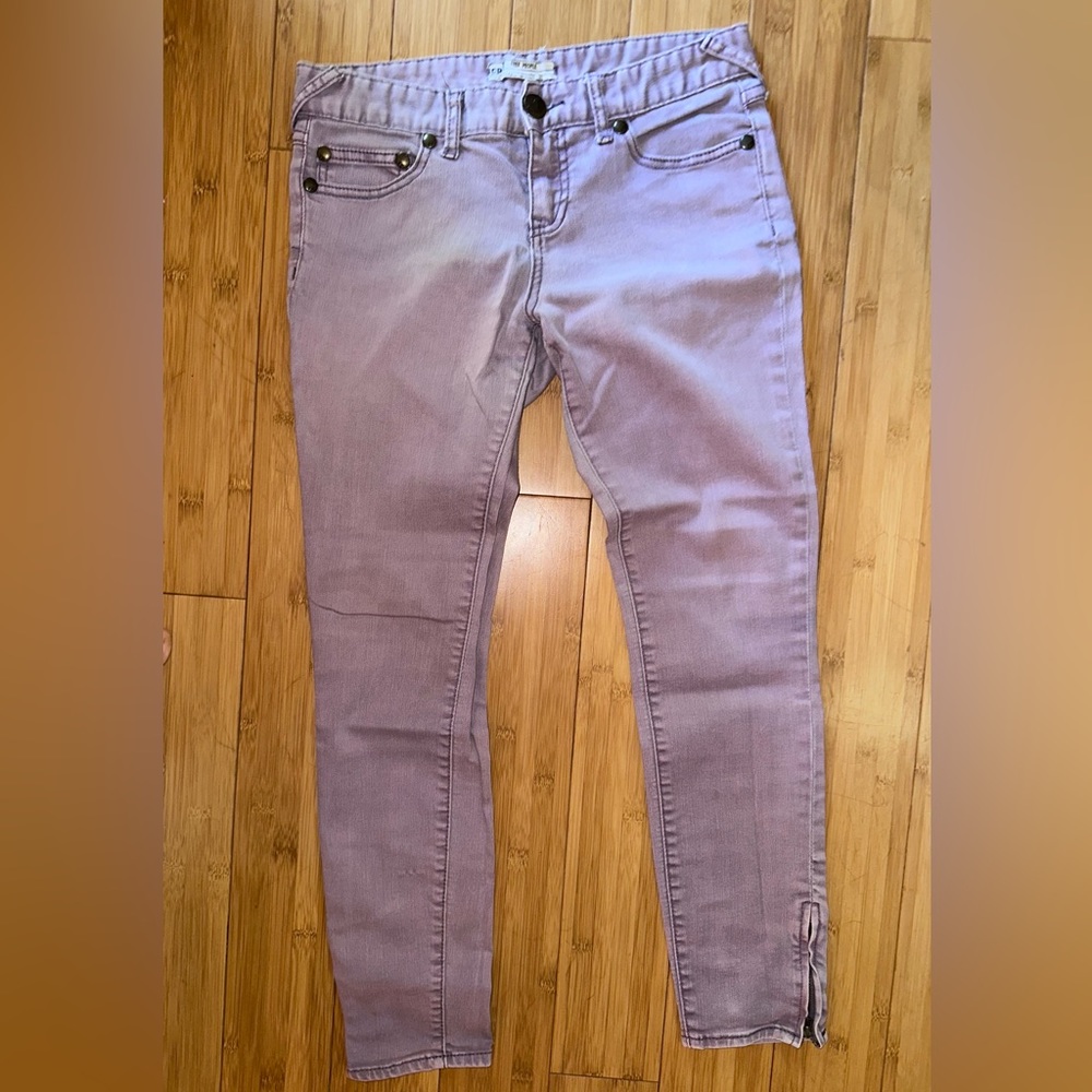 Free People Lilac Ankle Paints